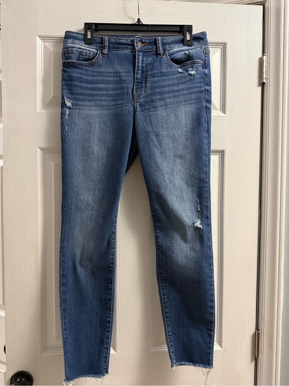 Eunina Mid Rise Skinny Ankle Jeans Size 11